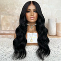 48 Hours 12A Grade #1B Color Loose Wave Long Lasting Virgin Full Cuticle Aligned Hair Swiss 13x6 Lace Front Wigs