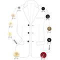 Wholesale China Button Supplier 24L-32L Ivory Nut Buttons Classic Colorful Natural Corozo Buttons for Custom Clothing Coat Shirt