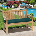 Long Hotel Use Knitted Waterproof Flame Retardant Removable Washable Customizable Lightweight Pool Bench Replacement Patio