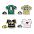 Manufacturer Anime Cartoon Italy Brasil Spain Rome Jersey Enamel Backpack Suit Hat Clothes Tie Scarf Button Pin Badge Lapel Pin