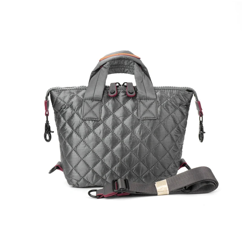Custom Fashion Cotton Tote Bags Women Handbags Ladies Eco Friendly Shoulder Weekender Shopper Crossbody Quilted Puffer Tote Bag