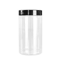 50-400ml Empty Plastic Cosmetic Cream Jar Food Storage Container PET Clear Plastic Jars with Lids