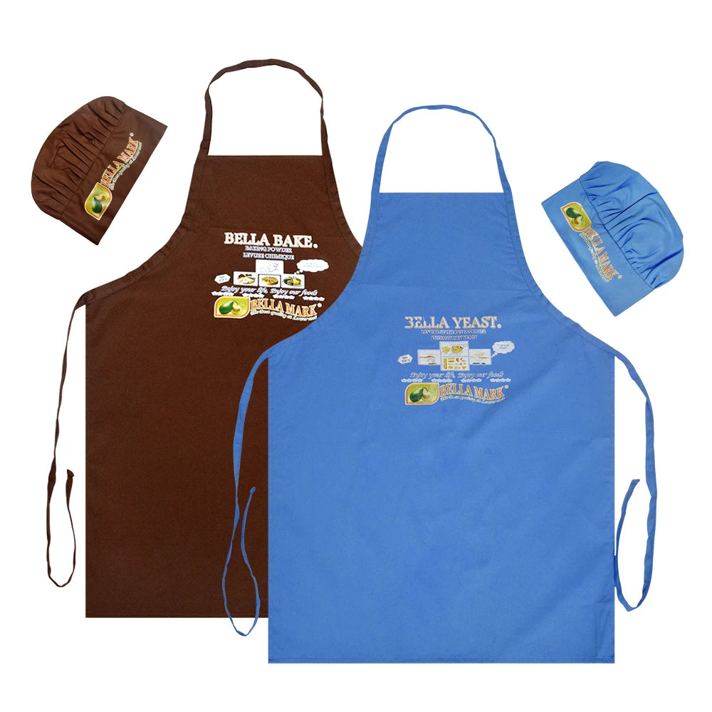 Wholesale Kitchen Baking Set Chef Apron Cooking Kitchen Apron Waterproof Non-Woven Material Customized Chef Caps Chef Aprons
