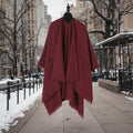 BESTELLA Luxury Women's Winter Coat Solid Color Pashmina Square Scarf Pocket Custom Logo Service Adults