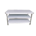 China Factory Seller Stainless Steel 3 Shelf Kitchen Food Preparation Table for Restaurant