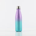 Gradient Color 500ml Cola Bottle Stainless Steel Vacuum Insulated Christmas Gifts Water Bottle