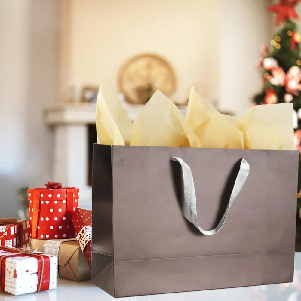 Paper logo Creative Small Fresh Color Gift Washable Shopping Luxury with Handle for Business Bags