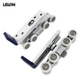 Manufacturer Direct Sale Hanging Wheel Sliding Doors Hardware Rail Nylon Wheel Silent Hanging Roller Loading 150KGS