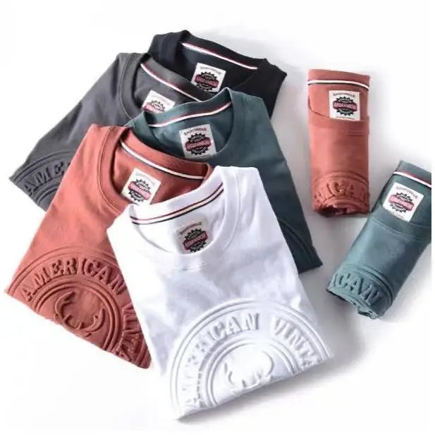 Men Short Sleeve T-Shirt Clothes Oem Gsm Long Green V-Neck Zip Toddler Boys High Neck Polyester Spandex Knit Over Sized T-Shirt