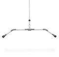 TELLUS PRO SERIES 48\" Steel Lat Bar for Cable Machines