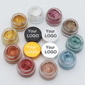 OCHAIN  Private Label Custom  Metallic High Pigment Jelly Glitter Gel Cream Eyeshadow