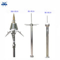 DK8-BX10 Stainless Steel Lightning Arrester 1.6 Meter with 80-95M Protect Radius
