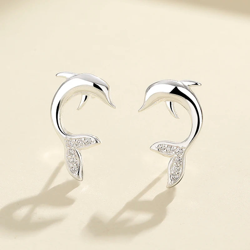 Hengdian Jewelry for Ladies Perfect Choice Wholesale S925 Penguin Pattern Earrings