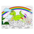 Hot Sale Coloring Mat Silicone Placemat Reusable Baby Learning Partner Inspiring Creativity