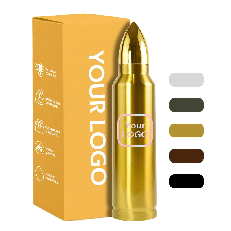 Custom Logo 1000ml Bullet Tumbler Double Walled Vacuum Insulated Water Bottle Wholesale Customized 32oz Bullet Bottle