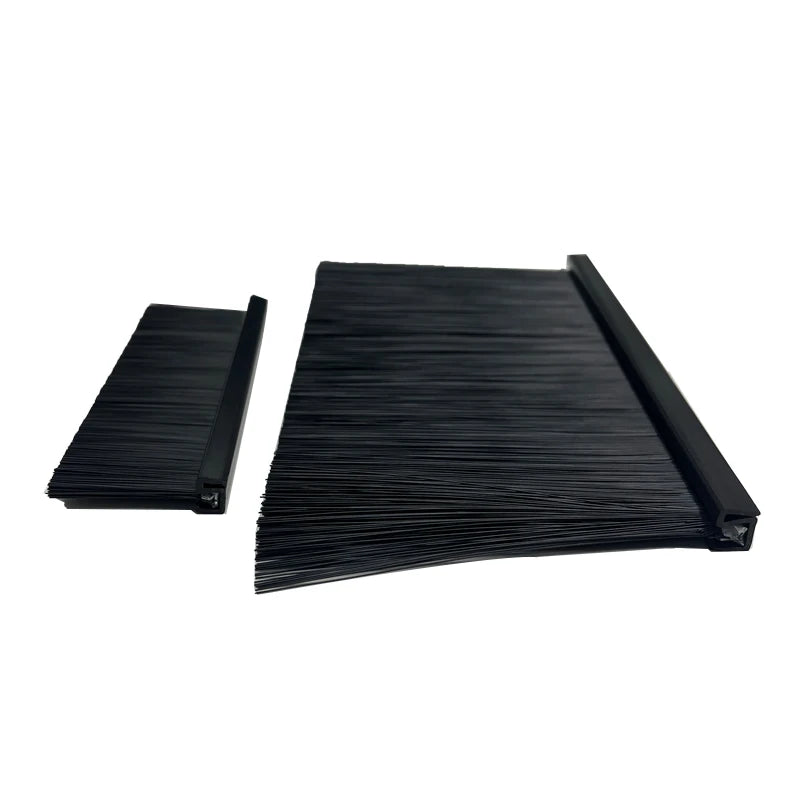 ABS Industrial Cabinet Brush 28\" Clamping Strip with OEM Customization Bristle Material