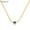 SP-LAM Stainless Steel Charm Jewelry Colorful Chunky Chain Design Jewelry Women Chocker Necklace