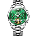 Oupinke 3186 Top Luxury Brand Men Business WristWatch Waterproof Auto Mechanical Watch Minimalist Classic Watches Men