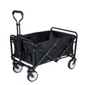 New Arrival Offroad Folding Shopping Cart Foldable Trolley Beach Camping Wagon with 4 Wheels