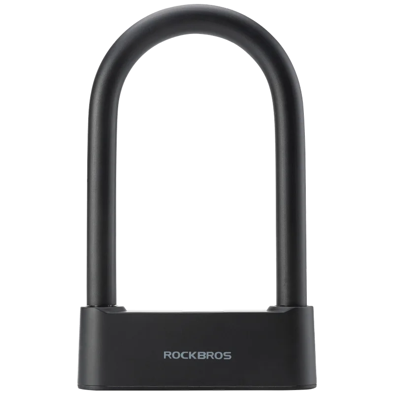 ROCKBROS Smart Bicycle U Lock Anti-theft Fingerprint Bike Lock Bicycle Alarm Lock