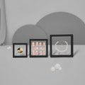 Ready to Ship 9*9*2 Cm Black Suspension Jewelry Display Box Nail Box With Strong Pe Film
