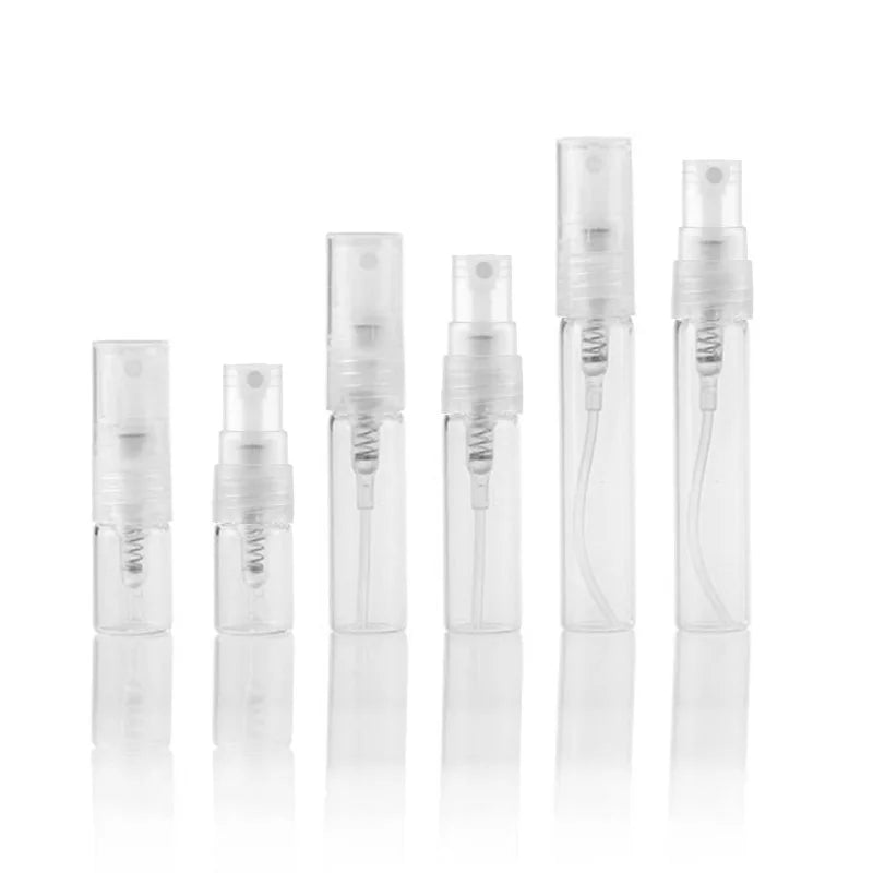 MUB 2ml 3ml 5ml Mini Perfume Glass Spray Bottle clear Glass Portable Perfume Sample Press Bottle Manufacturers Wholesale