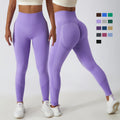 6415 Women's Seamless High Waist Scrunch Butt Leggings Indoor Running Fitness Yoga Leggings