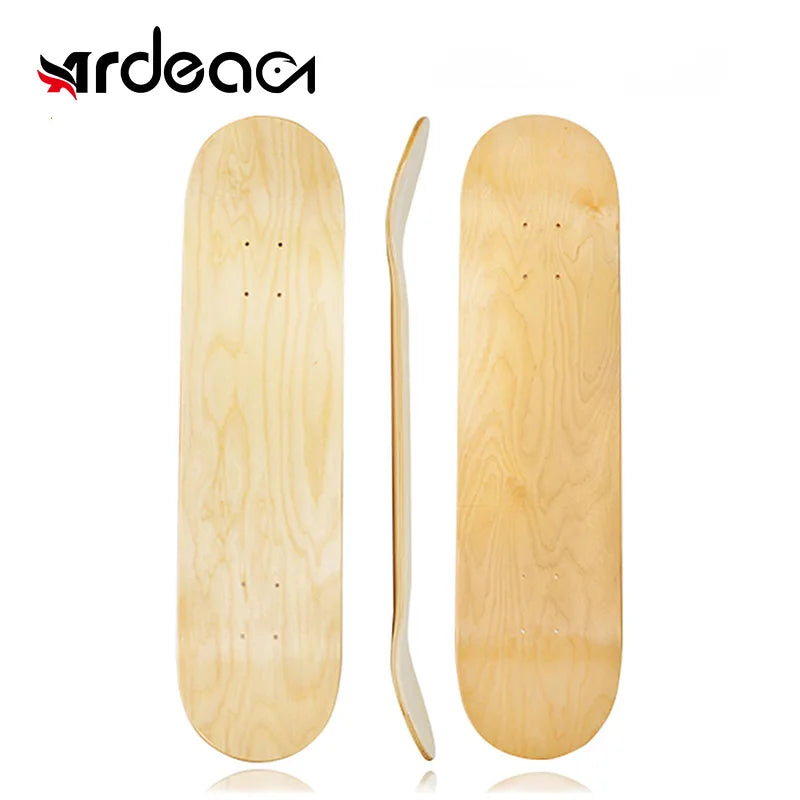 ARDEA 8 Inch Cheap OEM Wholesale Custom Painting Art Blank Wooden Maple Skateboard Decks