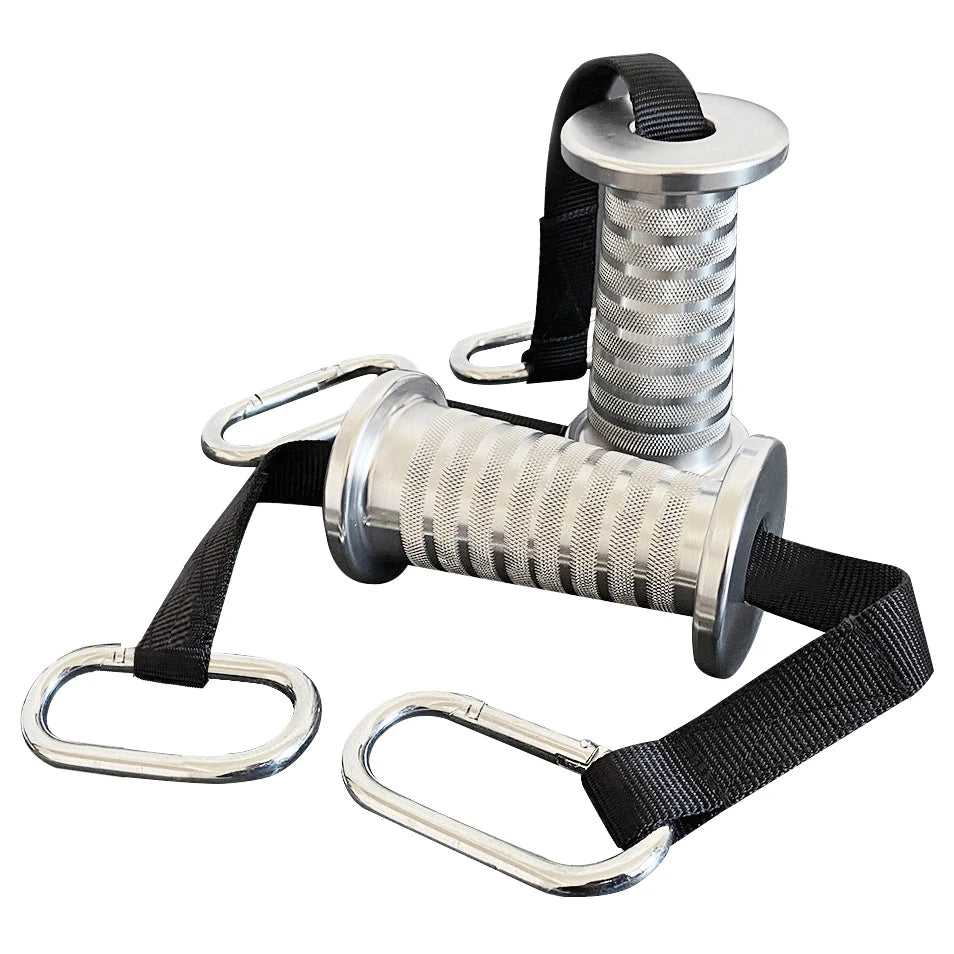 Premium Heavy-Duty Aluminum Fitness Handles Anti-Slip Pulley Gym Pull-Up Exercise Grip for Strength Training Durable Strong