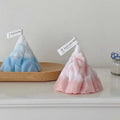 Aromatherapy Soy Wax Candle Mold Snow Capped Mountain Peak Silicone Decoration for Cake Tools