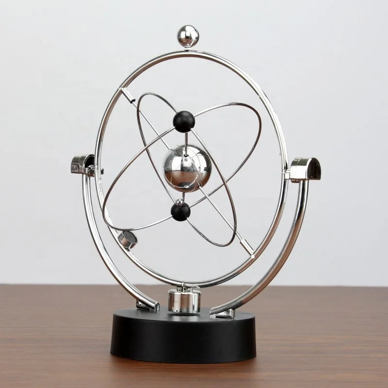 Orbital Revolving Gadget  Newton Pendulum Milky Way Rotating Perpetual Motion Desk Office Decor Art Toy