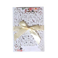 White European-style Laser Wedding Invitation Card Decorative Pattern Customized Birthday Invitation Cards Greeting Cards