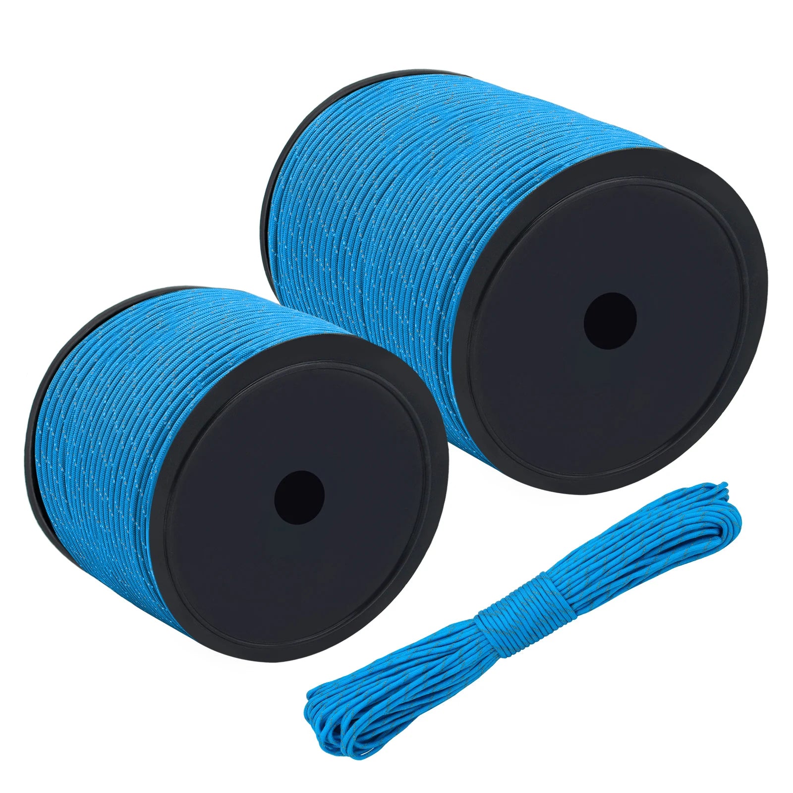 Reflective for Paracord 30m Nylon Rope 4mm Diameter Survival Bracelet for Outdoor Tour 3mm Thickness 2mm Width Outdoor Polyester