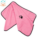 COLLABOR Bichon Frise Terry Pet Towel Microfiber Quick-drying Super Pet Towel Bathrobe Soft Towel for Dog