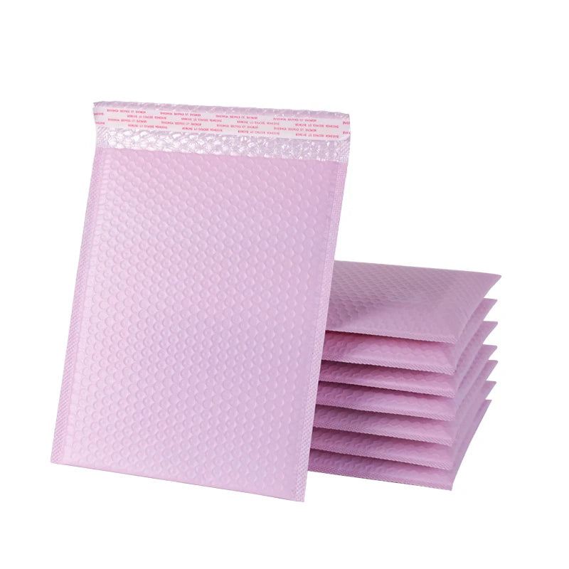 Factory Direct Wholesale Purple Metallic Poly Bubble Mailer Bags Recyclable Waterproof 4 Mil