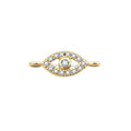14K Gold Zircon Timeless Charms Jewelry Components for DIY Necklace & Bracelet Making-Geometric Shape