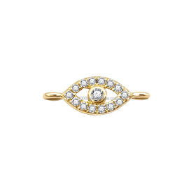 14K Gold Zircon Timeless Charms Jewelry Components for DIY Necklace & Bracelet Making-Geometric Shape