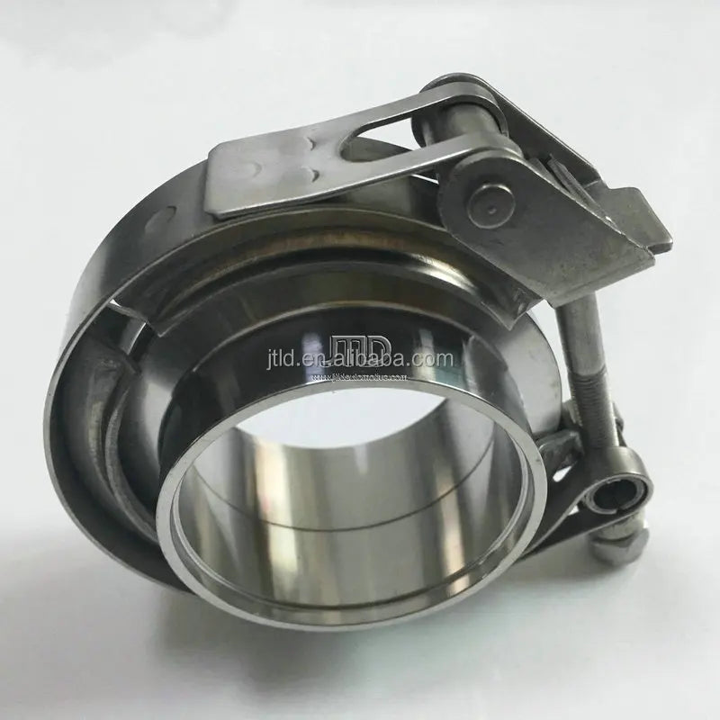 JTLD  2.5 Inch and 3  Inch for Turbo Exhaust Down Pipe Stainless 304 V Band  Clamp with Male and Female Flange