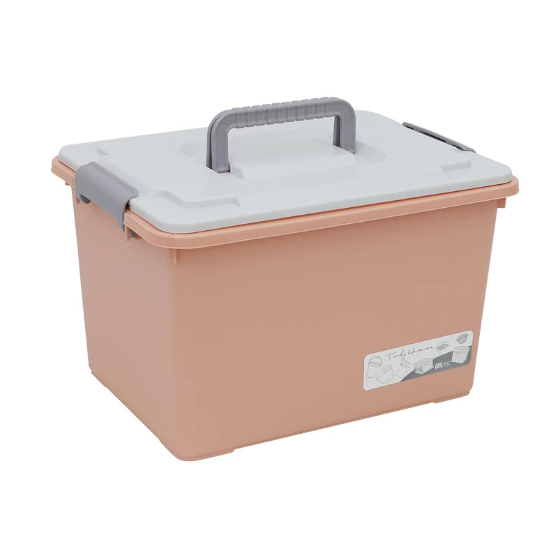 Eco Friendly PP Square Transparent Design Home Furniture Plastic Storage Box Injection Beverage 10-20L Customized Color Logo