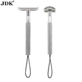 OEM Travel Portable Men Safety Razor Rust Free Metal Stainless Steel Double Edge Blade Shaving Razor With Rope