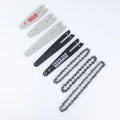 4"-6"-8"- 10"-12"-16"-20" Chainsaw Spare Parts Chain bar Guide Bar and Chain Accessories for Wood Chain Saw Machine
