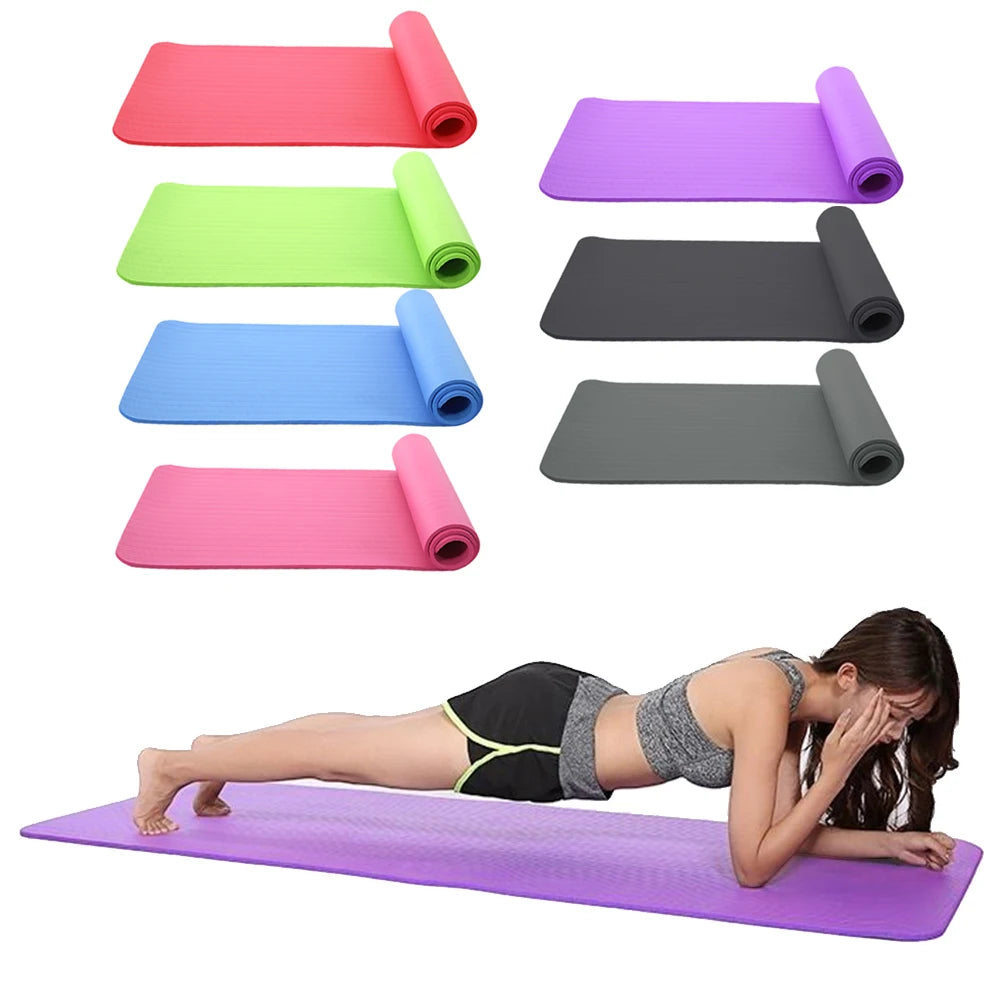 Durable Anti-skid Sports Fitness Eco Friendly Customized NBR Yoga Mats for Yoga Exercise