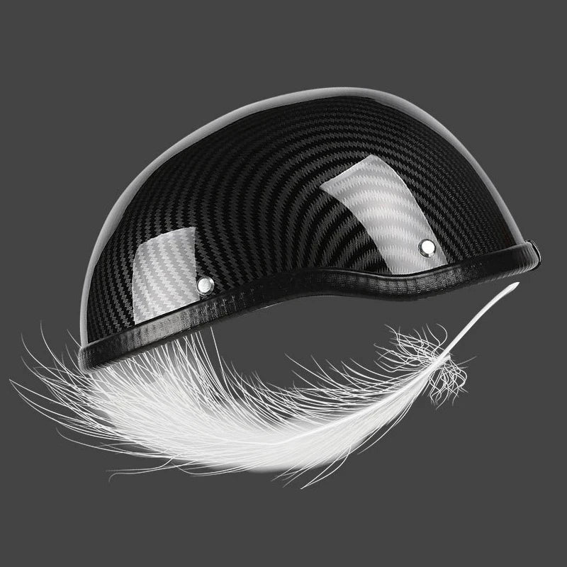 Factory Wholesale Vintage Half Open Face Helmet Electric Bike Scooter Helmets Unisex Scoop Lightweight Riding Safety Hat