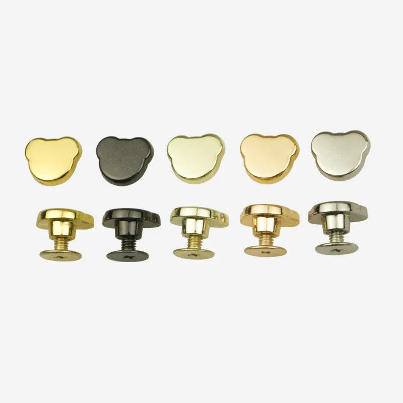 Deepeel FK002 Handbag Nail Buckles Hardware Decorative Bag Feet Screws Rivets Studs