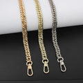 Nolvo World 3 Colors 10mm Width Bag Chain with Round Hook Metal Chain with Single Shoulder Strap Female Accessoriesbag Chain