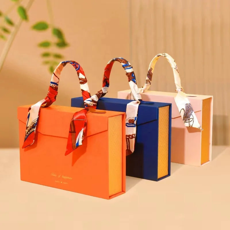 Wholesale Rigid Custom Packaging Box Candy  Cakes Cardboard Gift Packaging Christmas Boxes Box for Christmas eve Gift Packaging