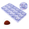 3D Plastic Chocolate Mold Shell Shape Polycarbonate Mold Molde De Policarbonato Para Chocolate Baking Tools
