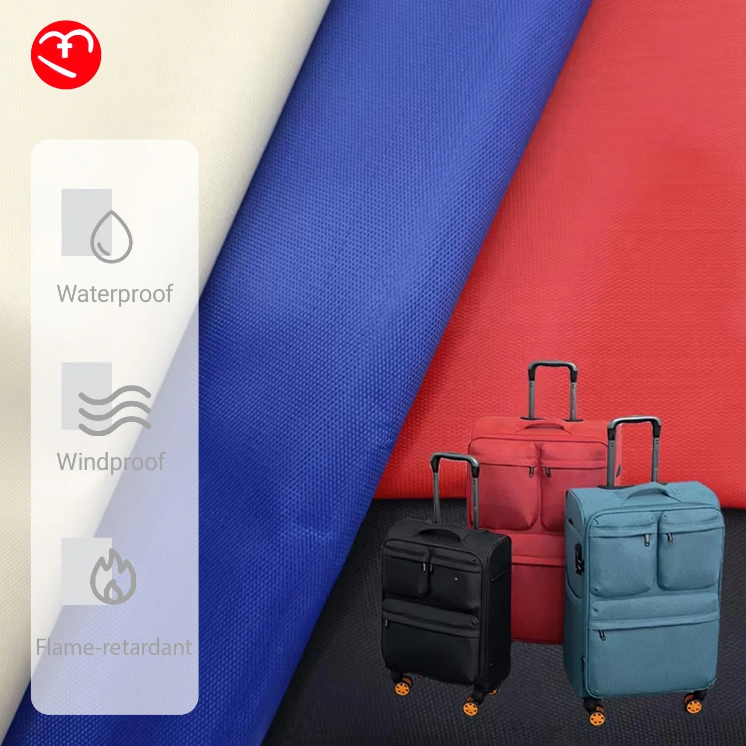 100% Eco-friendly Polyester 420D Oxford Fabric PVC Coating Waterproof for Backpacks Handbags Tents Bags Ripstop Style Dyed