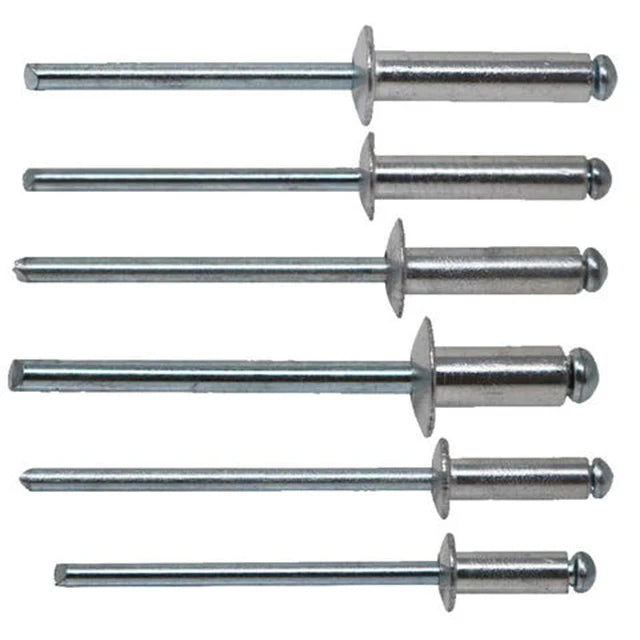 Round Head Rivet  ISO 15977    DIN 7337    GB/T 12618    Blind Rivet    Has Different Colors Head