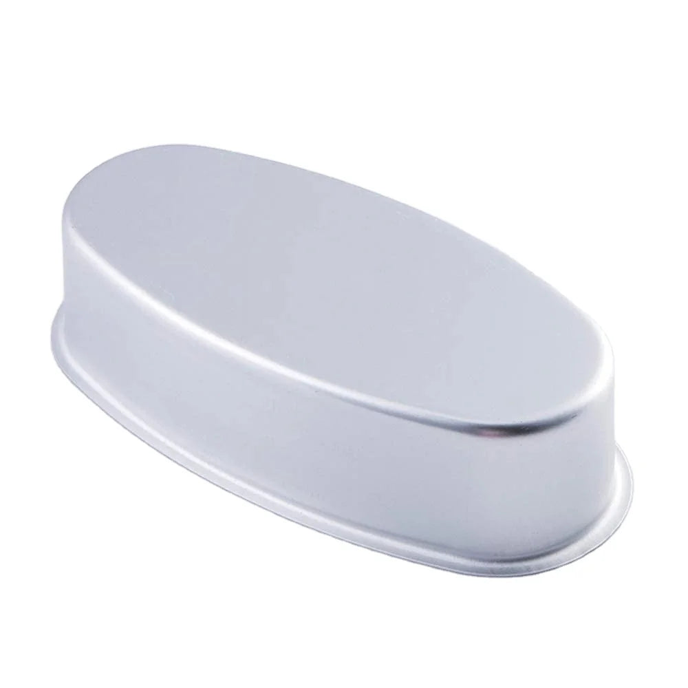 Non-Stick Durable Aluminum Alloy Oval Baking Mold Oven Use BPA Free Eco-Friendly 8inch Heat Resistant Microwave Safe Cheese Cake